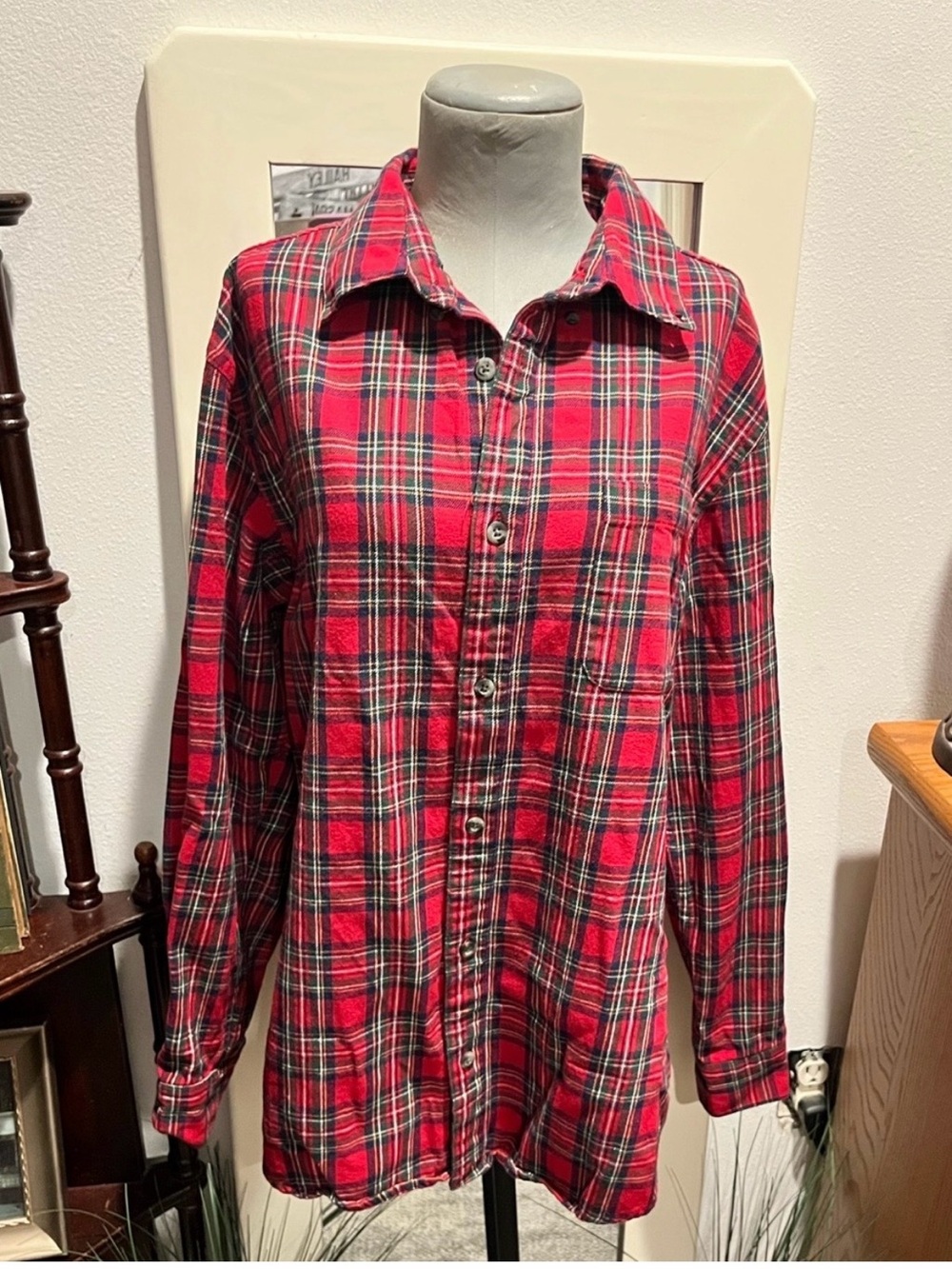 Women’s Flannel Button Down Shirt